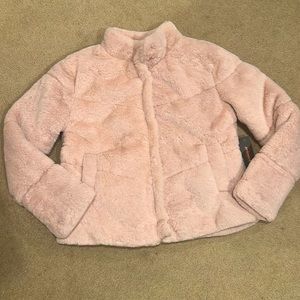 Faux fur jacket